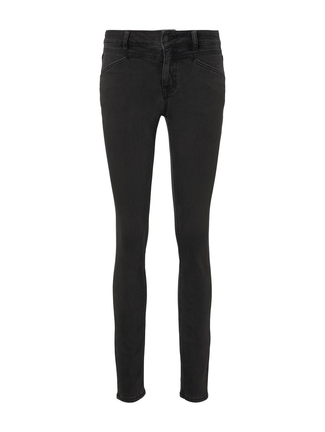 TOM TAILOR Damen Alexa Skinny Jeans, schwarz, Gr.26/32