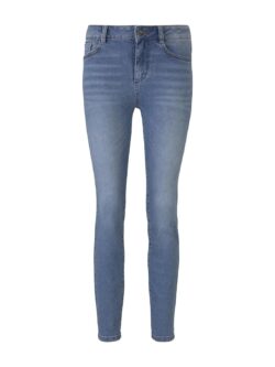 TOM TAILOR Damen Alexa Slim Stretch Jeans mit Bio-Baumwolle , schwarz, Gr.26/32