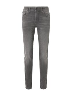 TOM TAILOR DENIM Herren Aedan Straight Stretch-Jeans, grau, Gr.32/36